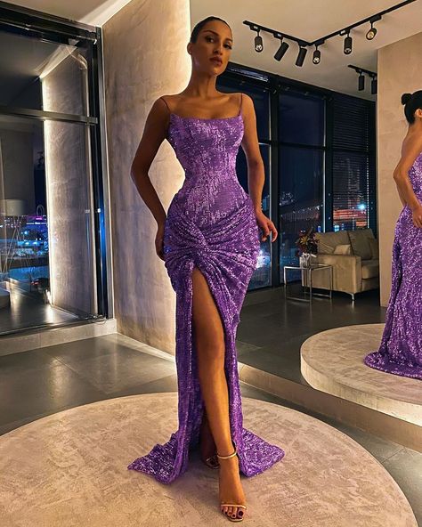 Mermaid Purple, Sparkly Prom Dress, 2024 Prom, Purple Dresses, Dress Idea, Prom Queens, Sequin Prom Dresses, Long Prom Dresses, Pink Prom Dresses