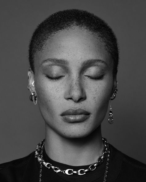 Head Shaving Photo Shoot, Grand Rising, Adwoa Aboah, Short Afro, Queen Nefertiti, Times Magazine, Prop Stylist, Bald Women, Art Department