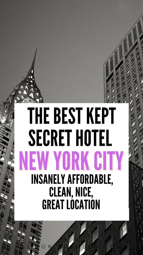 This hotel is NYC’s best kept secret. You can snag this awesome, clean, affordable hotel sometimes for under $100 a night. This is where we stay when we travel to the Big Apple and you should too. I’ll tell you, this is one of the best hotels in New York City with a view, mine was insane. Check it out, Happy travels. New York City Background, New York Trip Planning, New York City Hotels, New York City Images, New York City Pictures, New York City Christmas, New York City Guide, Manhattan Hotels, New York City Vacation