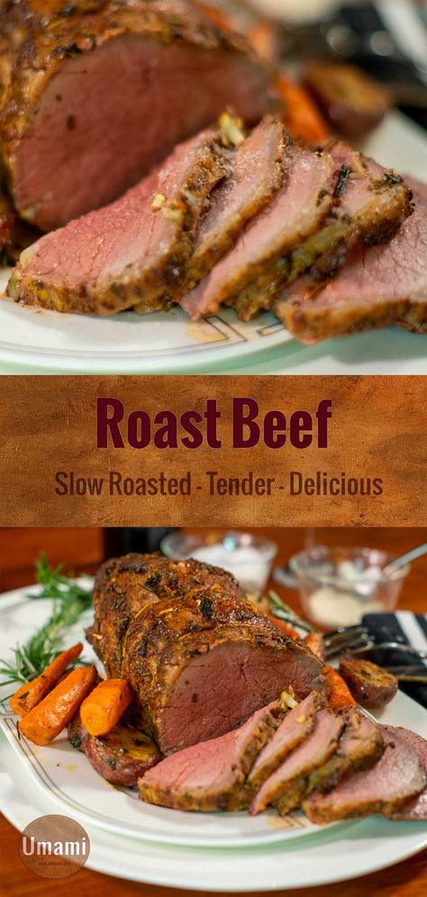 Roast Beef Recipes Oven, Garlic Roast Beef, Slow Cooked Roast Beef, Classic Roast Beef, Oven Roast Beef, Perfect Roast Beef, Garlic Roast, Roast Beef Recipe, Tender Roast Beef