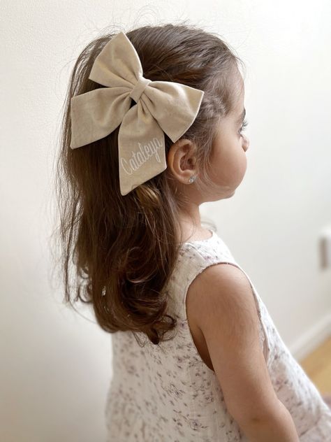 White Hair Bows, Unique Bows, Sailor Bow, Bow Barrette, Hair Bow Clip, Bow Hair Clip, Bow Hair Accessories, Wedding 2024, Bow Clip