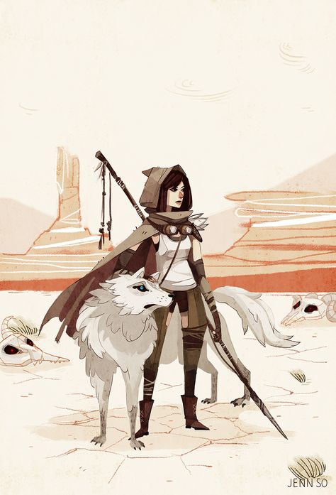 The Desert Drifts by spicyroll.deviantart.com on @DeviantArt Desert Clothing Concept Art, Clothing Concept Art, Desert Woman, Desert Clothing, Fantasy Wolf, Female Character Inspiration, Concept Art Character, Woman Art, Cyberpunk Art