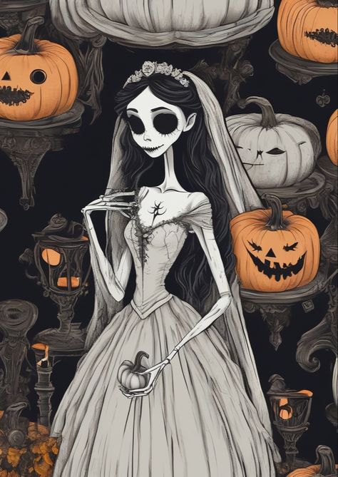 Halloween art created by Gopnitsacore Spooky Cartoon Aesthetic, Halloween Anime Drawing, Dark Witch Drawing, Halloween Aesthetic Drawing, Halloween Drawings Aesthetic, Cool Halloween Drawings, Halloween Pinup Art, Halloween Pictures To Draw, Halloween Imagenes