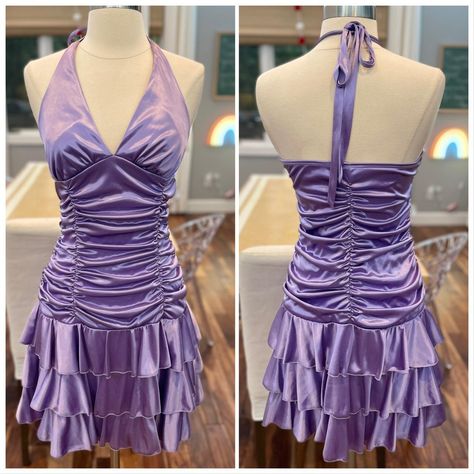 I might be biased but you should probably buy this on Depop 👍 https://depop.app.link/9K3M2laMNpb Y2k Style Halter Neck Club Dress, 2000s Party Dress, Y2k Ruffled Mini Dress For Party, Y2k Sleeveless Mini Dress With Ruffles, 2000s Halter Dress, 2000’s Mini Dress, 2000s Prom Dress, Y2k Party, Fancy Makeup