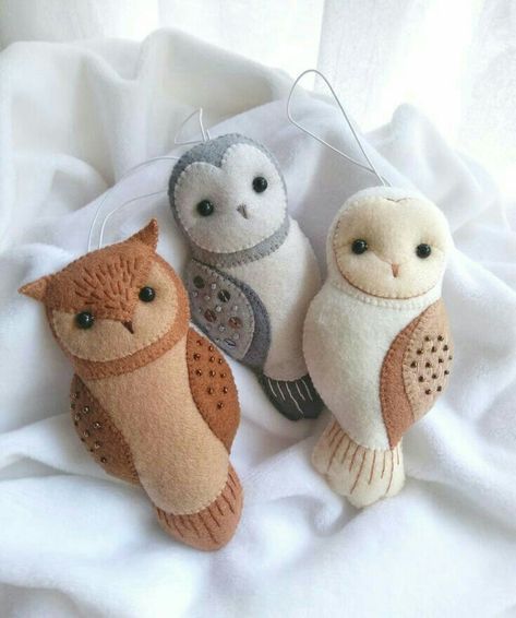 Owl Felt, Owl Bags, Baby Mobil, Felt Owls, Owl Nursery, Baby Room Themes, Baby Animal Nursery, Felt Owl, Felt Ornament