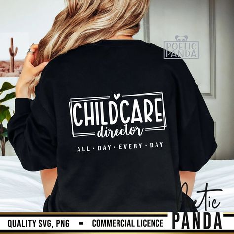 Daycare Svg, Childcare Director, Preschool Svg, Popular Svg, Handmade Boutique, Child Care, Iron On Vinyl, Silhouette Studio Designer Edition, Online Shops