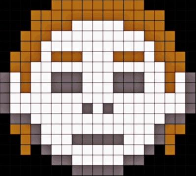 Perler Beads Pattern, Beads Pattern, Beads Patterns, Perler Bead Patterns, Michael Myers, Perler Beads, Beading Patterns, Pixel Art, Beads