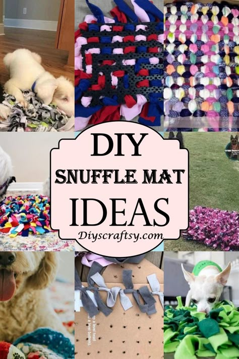 Homemade Dog Snuffle Mat, Dog Treat Mat Diy, How To Sew A Snuffle Mat, How To Make A Dog Snuffle Mat, Dog Snuffle Mat Pattern, Snuffle Mat For Cats, Dog Activity Mat, Homemade Snuffle Mat For Dogs, Busy Toys For Dogs