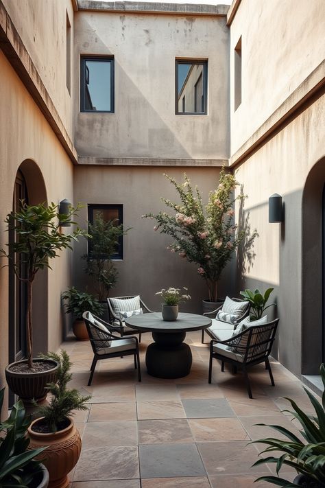 Looking for unique ways to enhance your outdoor space? Check out these 10 fun brutalist patio ideas that will inspire your next design project! From raw concrete aesthetics to striking geometric patterns, these patios redefine simplicity and boldness. Discover how to style your patio with statement furniture, earthy tones, and creative landscaping that's both cool and contemporary. Whether you want minimalistic charm or a unique gathering place for friends, these inspirations will help you create a space that’s truly one-of-a-kind. Perfect for architecture lovers and design enthusiasts alike! Florida Patio, Large Wooden Planters, Creative Landscaping, Geometric Furniture, Stone Fountains, Outdoor Patios, Statement Furniture, Minimalist Lighting, Solar Powered Lights