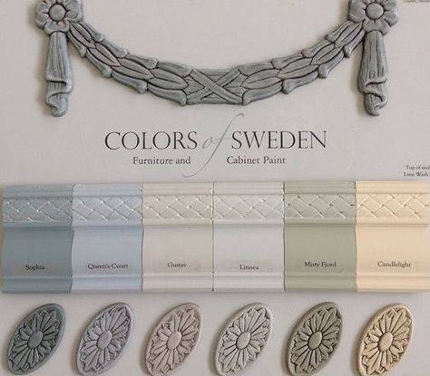 Paint colors reflect the Swedish Gustavian Style; soft grays blues greens and warm white. Lime Wash Glaze and Sheer Smoke Glaze to add beauty. Colors of Sweden now available through our website!  http://ift.tt/1TP03fX  #paintedfurniture #finelyfinished #handpainted #paintcouture #diy #pinterest #finelyfinishedkitchen #paintedkitchens #paintedcabinets #mobile #somobile #mobilealabama #dogriver #lacquercouture #colorsofsweden by finely_finished Kitchen Ideas Scandinavian, Living Room Scandinavian Style, Gustavian Decor, Gustavian Interiors, Swedish Gustavian Style, Swedish Interiors, Gustavian Furniture, Paint Couture, Swedish Decor