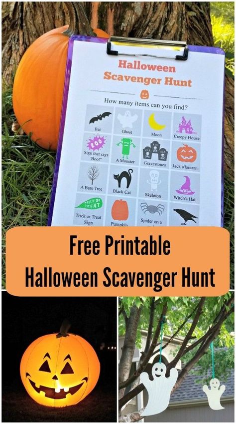 Printable Halloween Scavenger Hunt, Halloween Scavenger Hunt For Kids, Halloween Games Activities, Scavenger Hunt List, Printables Ideas, Free Printable Halloween, Scavenger Hunt Games, Halloween Scavenger Hunt, Scavenger Hunt For Kids