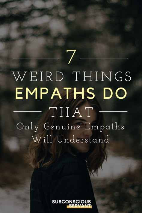 Immerse yourself in the mystifying world of empaths with our latest blog post - '7 Weird Things Empaths Do That Only TRUE Empaths Will Understand.' Check it out now and delve into the enigmatic, world of a genuine empath! Empath Coping Skills, Emotional Empath Abilities, Empath Vs Highly Sensitive, Different Types Of Empaths, How To Stop Being An Empath, Psychic Empath Abilities, What Is An Empath Personality Types, Books For Empaths, Empath Abilities Highly Sensitive