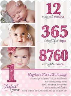 First Birthday Invitations & 1st Birthday Cards | Tiny Prints Personalised 1st Birthday Gifts, Baby Birthday Invitation Card, First Birthday Invitation Cards, Make Birthday Invitations, 1st Birthday Invitation Template, Birthday Invitation Card Template, Baby Birthday Invitations, Invitation Card Birthday, First Birthday Cards