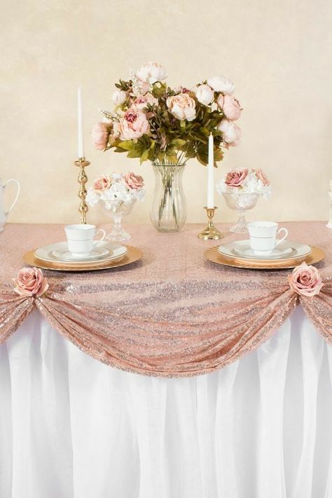 Blush Tablecloth, Tutu Table Skirt, Tutu Table, Table Skirting, Groom Style Wedding, Table Skirts, Deco Rose, Skirt Ideas, Tablescape Inspiration