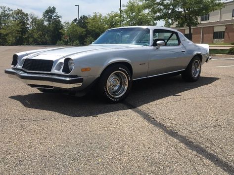 1976 Chevrolet Camaro LT 1976 Camaro, Chevrolet Camaro 1970, Chevrolet 2017, Camaro For Sale, Car Wheels Diy, Wheel Craft, Silver Car, Ford Mustang Car, Wheel Decor