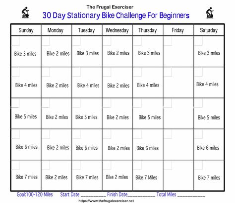 30 Day Spin Bike Challenge, Spin Bike Workouts For Beginners, Stationary Bike Challenge 30 Day, Biking For Beginners, Stationary Bike Challenge, Peloton Plan, Exercise Bike Workout Beginner, Stationary Bike Workouts, Cardio Ideas