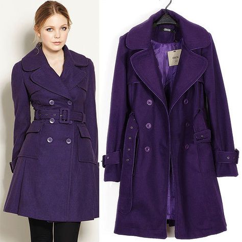 Aliexpress.com : Buy Big brand quality fabrics Ladies warm winter coat Double breasted + belt  wool clothes women Trench coat Purple/Black 1.5Kg from Reliable purple trench coat joker suppliers on roc wu's store  | Alibaba Group Purple Coats For Women, Purple Coat Outfit, Yuma Kokohead, Ladies Long Coat, Purple Trench Coat, Wool Clothes, Women Trench Coat, China Clothes, Summer Coats