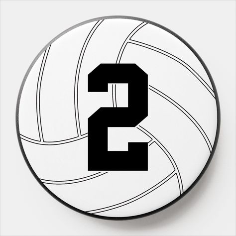 Volleyball Player Custom Number Text Personalized PopSocket Volleyball Template, Volleyball Team Gifts, Volleyball Stuff, Clock Design Ideas, Pinch Pot, Volleyball Gifts, Volleyball Pictures, Volleyball Player, Senior Gifts