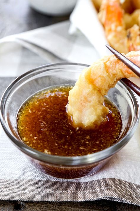 Tempura Sauce Recipe, Tempura Dipping Sauce, Tempura Sauce, Japanese Tempura, Ebi Tempura, Tempura Recipe, Japanese Sauce, Tempura Batter, Shrimp Tempura