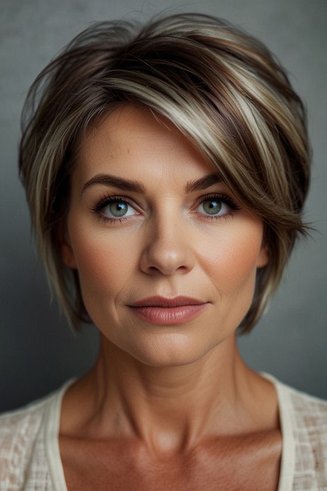 Modern Long Hairstyles, Style Short Bob, Short Bleached Hair, Long Hairstyles For Women, Stylish Hairstyles, Chin Length Hair, Short Hair Trends, Short Hairstyles For Thick Hair, Edgy Short Hair