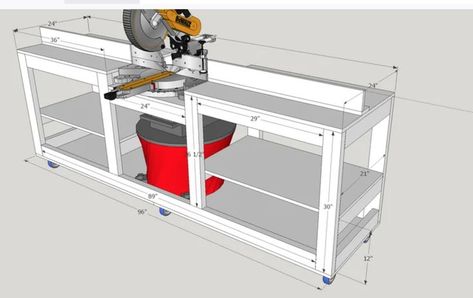 Mitersaw Station, Miter Saw Bench, Miter Saw Stand Plans, Floating Bed Diy, Garage Workspace, Miter Saw Station, Saw Station, Table Saw Station, Garage Workbench Plans