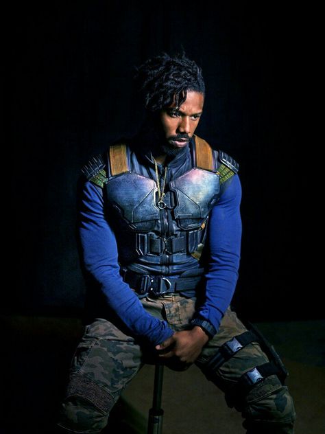 Killmonger Michael b. Jordan Michael Bakari Jordan, Panther Pictures, Erik Killmonger, Black Panther 2018, Michael B Jordan, Whatsapp Wallpaper, Chadwick Boseman, Black Panther Marvel, Superhero Movies