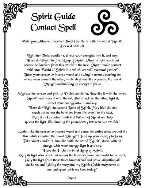 Spirit Guide Contact Spell – Witches Of The Craft® Contact Spell, Spell Pages, Witchcraft Spells For Beginners, Wiccan Crafts, Spells For Beginners, Animal Spirit Guides, Wiccan Magic, Magic Spell Book, Grimoire Book