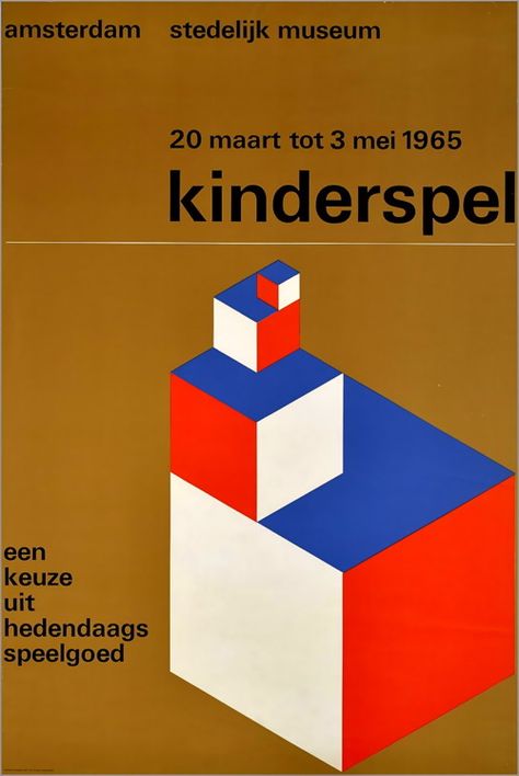 Stedelijk Museum Poster, 1965 Wim Crouwel (1928) is a Dutch graphic designer and typographer. He studied Fine Arts at Academie Minerva in Groningen, The Netherlands, and typography at the Gerrit... Wim Crouwel, International Typographic Style, Illustration Design Graphique, Stefan Sagmeister, Typography Images, Graphic Design Collection, Museum Poster, Poster Design Inspiration, Vintage Graphic Design