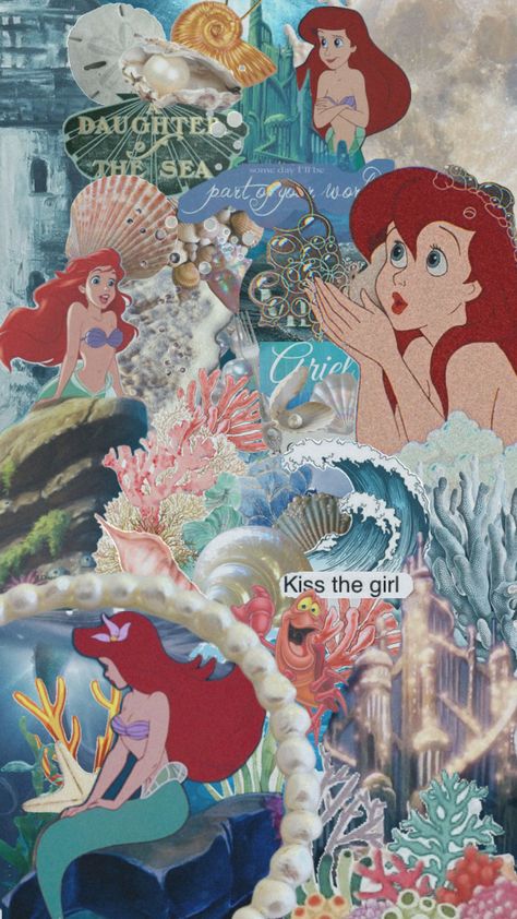 Fav Disney Princess, Ariel Wallpaper, Little Mermaid Wallpaper, Disney Characters Wallpaper, Mermaid Wallpapers, Ariel Disney, Disney Princess Artwork, Princess Wallpaper, Disney Background