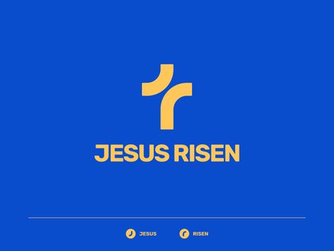 Ministry Branding, Trinity Logo, Jesus Risen, Church Logo Design, Youth Logo, Church Branding, Podcast Logo, Jesus Is Risen, Dynamic Logo