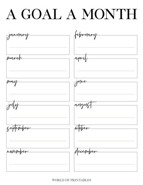 December Goals Template, Goals Checklist Free Printable, Monthly Goal Tracker Printable, Monthly Goal Printable, Monthly Journal Template, Yearly Goals Template Free Printable, Free Goal Planner Printables, Vision Board Worksheet Free Printable, 2024 Goals Printable