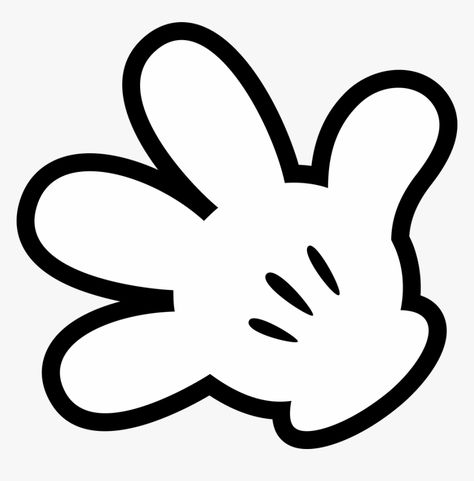 Glove Template, Free Mickey Mouse Printables, Mickey Mouse Template, Γενέθλια Mickey Mouse, Mickey Mouse Gloves, Mickey Mouse Printables, Mickey Mouse Clipart, Mickey Mouse Png, Mouse Png