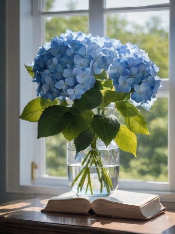 Hydrangea Meaning: A Dive into this Flower | Faful Florist Hydrangea Meaning, Color Theory Painting, Hydrangea Picture, Hydrangea Cottage, Hydrangeas Blue, Fruit Bowl Display, Hydrangea Blue, World Of Flowers, Green Hydrangea