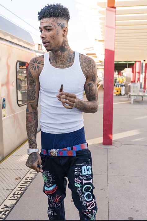 Tattoos Outfit, High School Love Story, Songs Album, Music Hip Hop, Instagram Thoughts, Beard Fade, Light Skin Men, San Diego State University, Black Men Fashion Swag