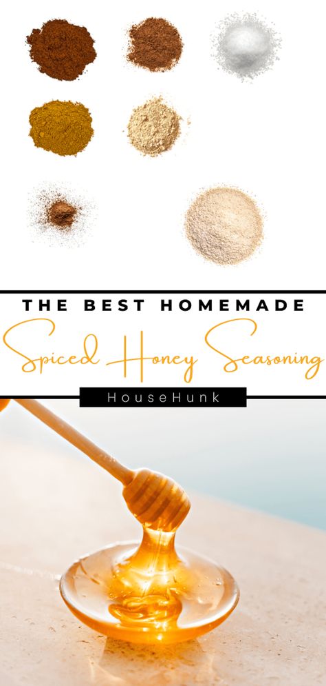 Dried Spices, Spiced Honey, Infused Honey, Spice Mix Recipes, Homemade Spice Blends, Honey Cinnamon, Drink Inspiration, Seasoning Recipe, Homemade Spices