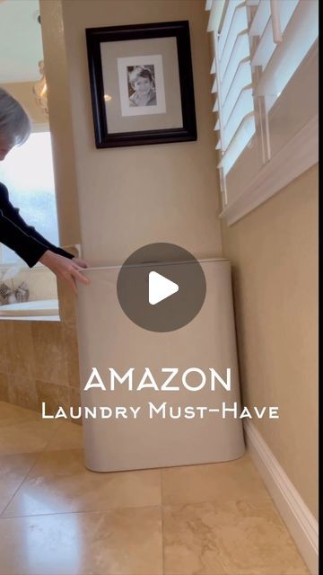 Jodie Kammerer • AMAZON HOME FINDS on Instagram: "Comment for LINKS! Or shop my link in bio. ❤️This laundry hamper makes sorting colors and delicates easy with 3 separate compartments . And when you’re ready to do your laundry just grab and go! No need to go find the laundry basket… the easy grab handles make laundry collection effortless. Handles on the bottom side of each bag allow you to dump the bag directly into your washing machine! Done and done!✅   #laundry #homehacks #amazonhome #amazonhomefinds #amazonmusthaves #laundryday" Where To Put Laundry Basket In Bedroom, Sorting Colors, Amazon Home Finds, Laundry Hampers, Amazon Buy, Laundry Hamper, Amazon Home, Home Hacks, Laundry Basket