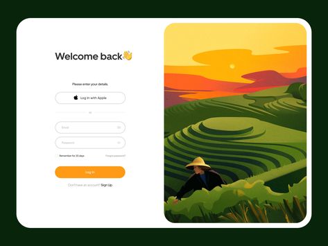 Log In screen design for web application by Outcrowd on Dribbble Login Web, Ui Design Tutorial, Login Ui, Login Page Design, Ui Design Principles, Web Application Design, Minimalist Web Design, Login Design, App Design Layout