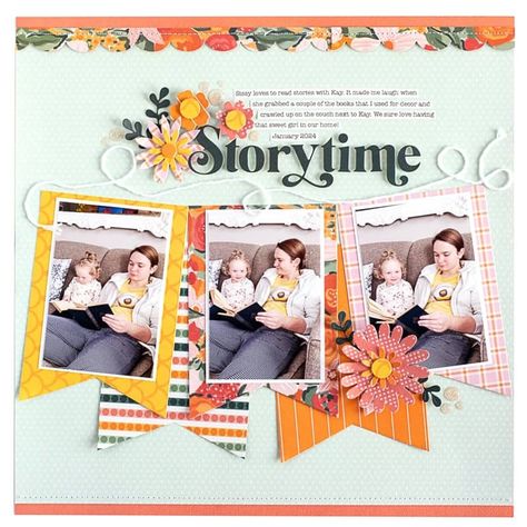 New & Noteworthy: Market Bloom from Scrapbook.com + a Giveaway! - Scrapbook & Cards Today Magazine Scrapbook Design Layout, Scrapbook Pictures, Hello Cards, Photo Layouts, Photo Scrapbook, Scrapbook Sketches, Scrapbook Page Layouts, Scrapbook Layout, Happy Birthday Banners