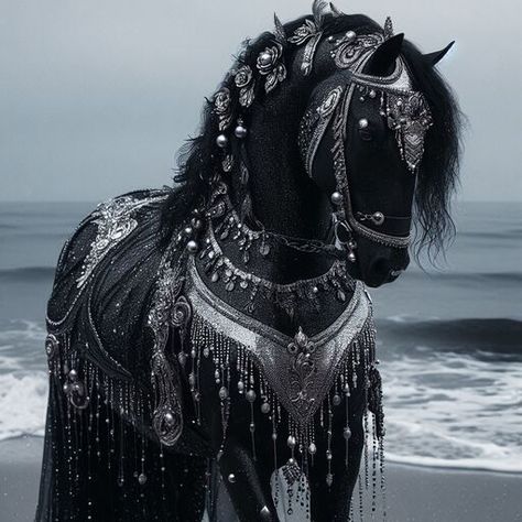 Friesian Stallion, Rare Horses, Beautiful Horse Pictures, Fantasy Horses, Horse Aesthetic, Most Beautiful Horses, Photo Awards, Friesian Horse, Majestic Horse