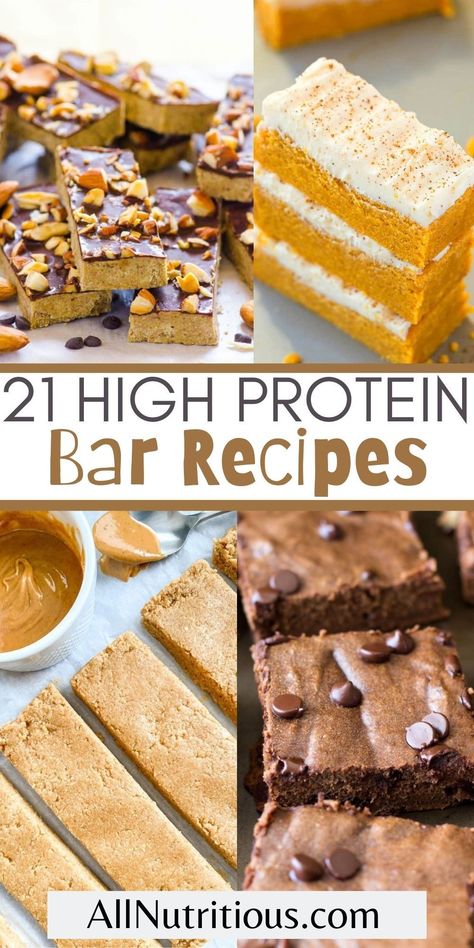 Healthy Protein Snacks Gluten Free, Making Protein Bars, High Protein Balls Recipes, Protein Squares Healthy Snacks, Protein Dessert Ideas, Healthy Cliff Bar Recipe, Protein Energy Bars Recipes, Protein Bar Recipes With Protein Powder, At Home Protein Bars