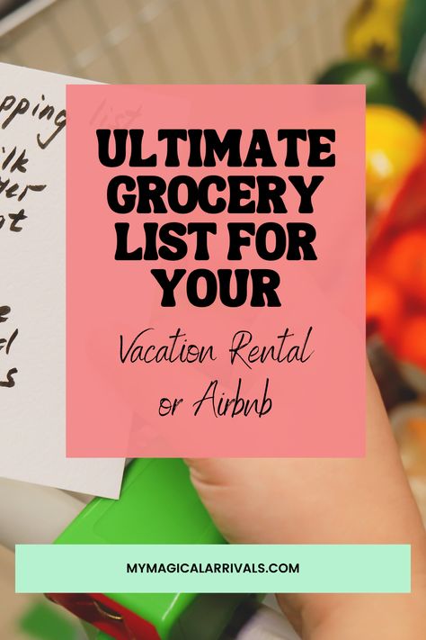 🌟 Travel Smart with Our Ultimate Grocery List! 🌟

Whether it's a:
🏖️ Beach House
🌲 Cozy Cabin
🏙️ Urban Studio

We've got you covered! 🛒✨

Pin now to make your next vacation effortlessly perfect! 📌

#VacationEssentials #TravelHacks #GroceryList Cabin Grocery List, Grocery List For Beach Vacation, Airbnb Grocery List, Beach Vacation Grocery Shopping List, Vacation Grocery List Beach, Beach Grocery List, Vacation Grocery List, Fridge Stocking, Ultimate Grocery List