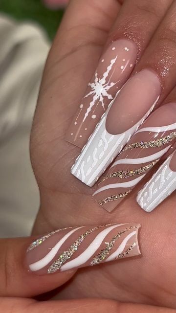 Christmas Nail Designs Acrylic, Winter Nails Acrylic, Sweater Nails, Short Square Acrylic Nails, Long Acrylic Nails Coffin, Acrylic Nails Coffin Pink, Christmas Nails Acrylic, Acrylic Nails Coffin Short, Pink Acrylic Nails