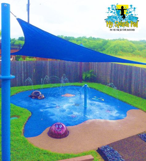 Backyard Playground Ideas, Backyard Splash Pad, Backyard Playset, Playground Ideas, Dream Yard, 5 Star Review, Splash Pad, Backyard Playground, Backyard Play