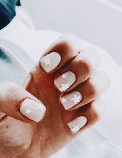 Country Acrylic Nails, Neutral Nail Designs, Western Nails, Cute Gel Nails, Nail Swag, Trendy Nail Design, Popular Nails, Short Acrylic Nails Designs, Star Nails