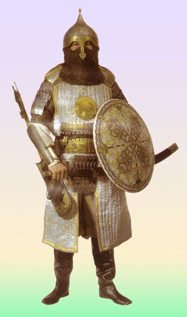 Click the image to open in full size. Golden Horde Warrior, Persian Armor, Arte Heavy Metal, Persian Warrior, Golden Horde, Historical Warriors, A Knight's Tale, Ancient Warfare, Historical Armor