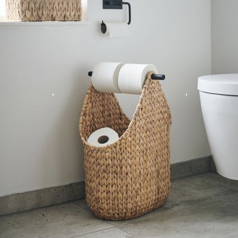 Toilet Roll Basket, Loo Roll Holders, Bathroom Baskets, Toilet Paper Storage, Úložný Box, Paper Basket, Paper Storage, Stylish Storage Solutions, Toilet Roll Holder