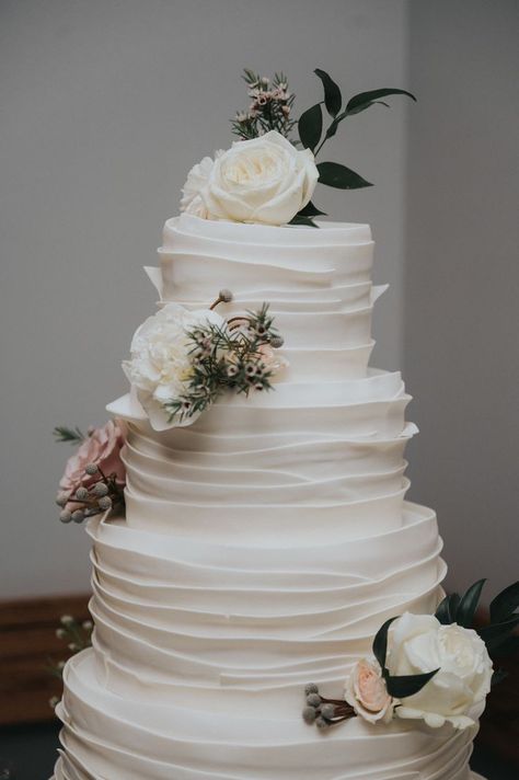 Spring Wedding | Grove Park Inn | Asheville, NC Fondant Wedding Cake Grove Park Inn Asheville, New York Couple, Romantic Ceremony, Grove Park Inn, Fondant Wedding Cakes, Asheville Nc, Asheville, Dance Floor, Spring Wedding