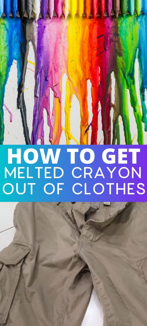 How To Get Melted Crayon Out Of Clothes, Crayon In Dryer How To Remove, Crayon Out Of Clothes, How To Remove Crayon From Clothes, Removing Crayon From Clothes, Remove Crayon From Clothes, How To Get Crayon Out Of Fabric, How To Get Crayon Out Of Clothes, Laundry Help