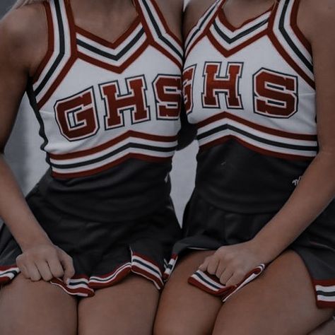 Red Cheer Uniforms, Cheer Uniform High School, High School Cheer Uniforms, Cute Cheer Uniforms, Cheerleading Aesthetic, Cheerleading Photos, High School Cheer, Cheer Uniforms, General Aesthetic