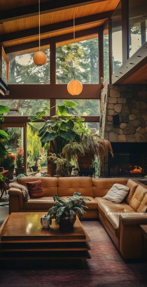 70s House, 70s Interior, Home Decor Ideas Living Room, Casa Vintage, Inspire Me Home Decor, Ideas Living Room, Home Decor Living Room, Aesthetic Home, Dream House Interior